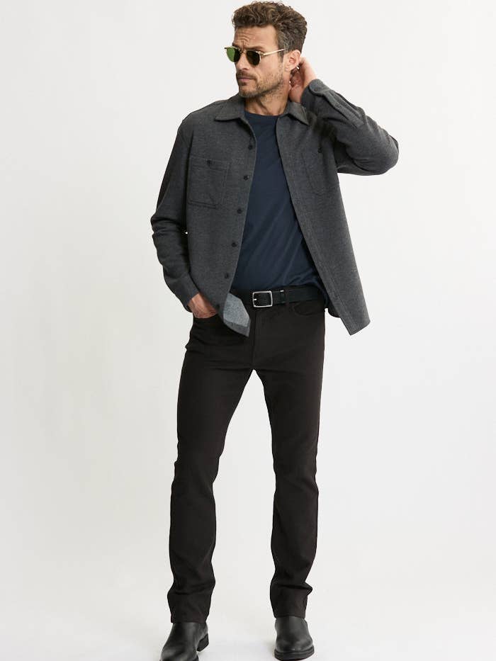 JACHS NY - Wholesale Button Down Shirt - Men's - Soft Touch Fleece Workshirt9