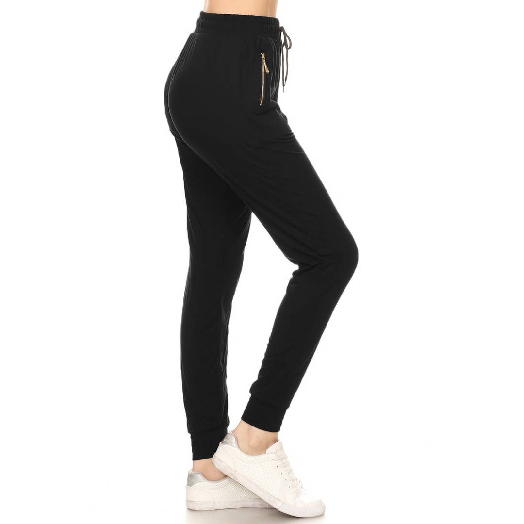 Wholesale Women Loose Fit Fleece-Lined Jogger Sweatpants With