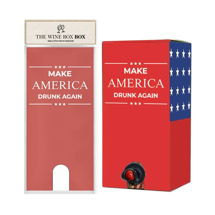 Faça a América bêbada novamente por atacado de The Wine Box Box