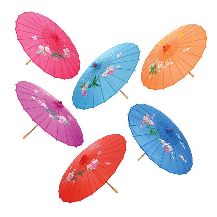 21.5" SIMULATED SILK PARASOL LLB kids toys for wholesale by La Luna Bella - Toys