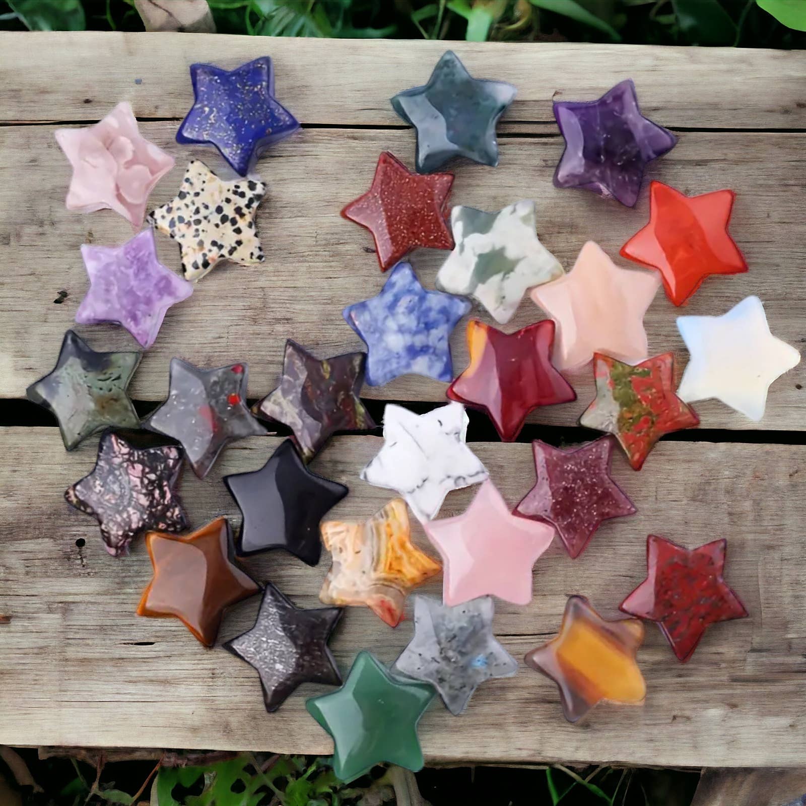 Wax Apothecary - Wholesale Spiritual Stone/Crystal - ⭐️ Crystal Mini Star Stone Assortment ⭐️12
