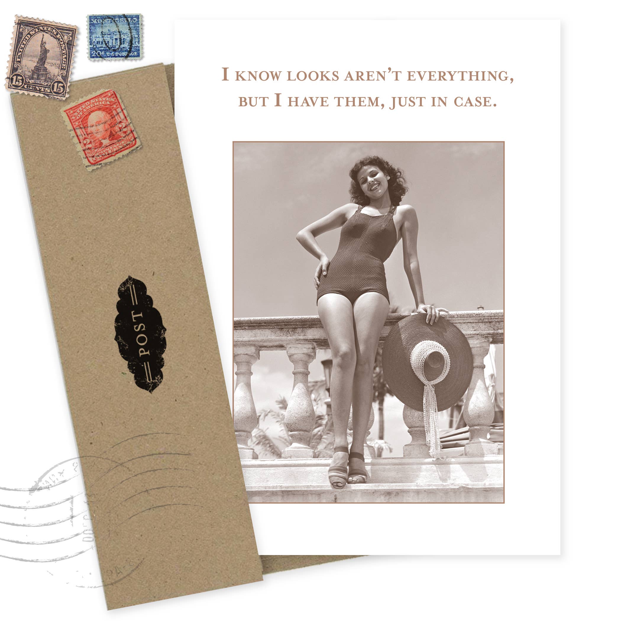 Shannon Martin Design - Wholesale Birthday Card - Looks Aren't Everything Birthday Card2