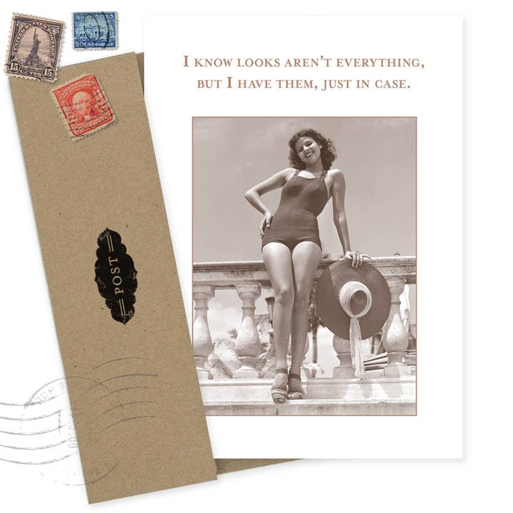 Shannon Martin Design - Wholesale Birthday Card - Looks Aren't Everything Birthday Card2