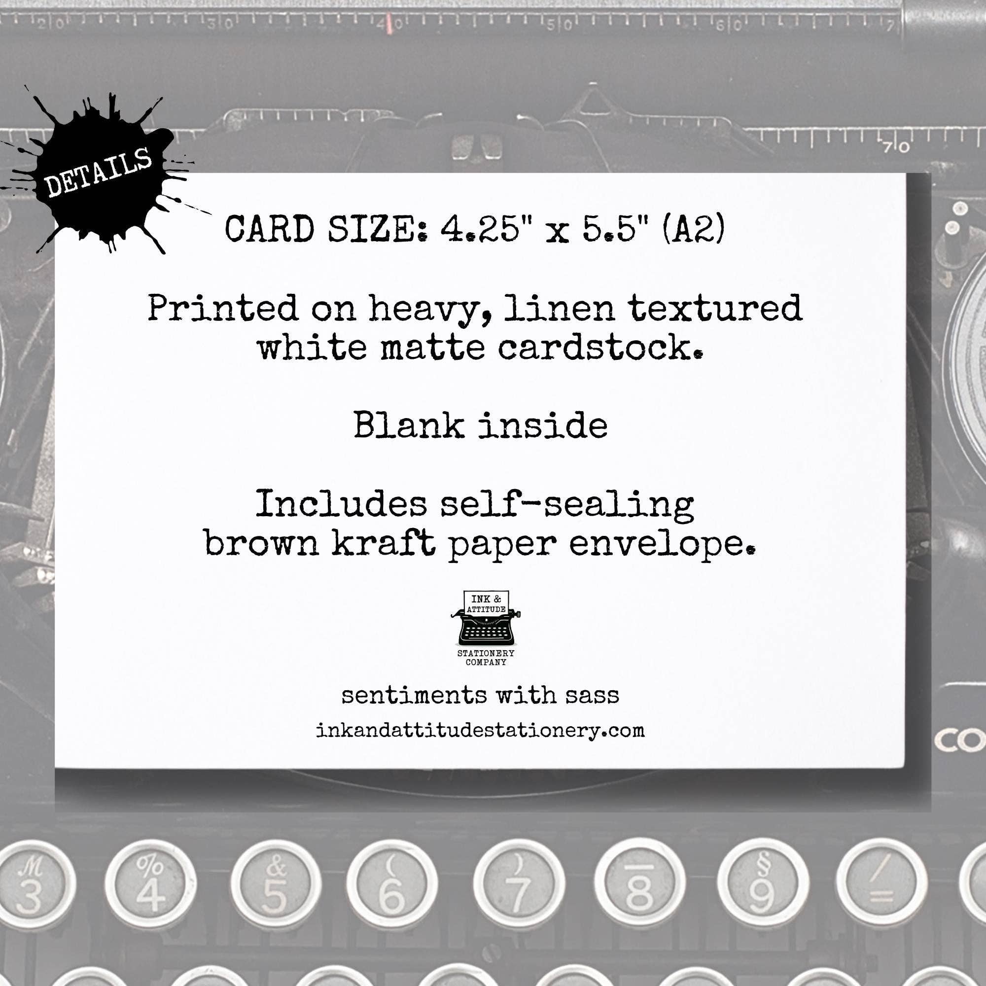 Ink & Attitude Stationery Company - Wholesale Anniversary Card - funny anniversary / anytime / birthday card | 5 star husband2