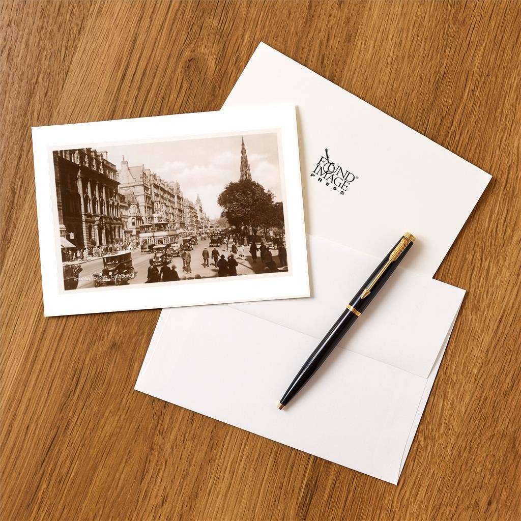 Found Image Press - Wholesale Stationery/Notecard Set - Greeting Card EN-341 Princes Street, Edinburgh, Scotland1