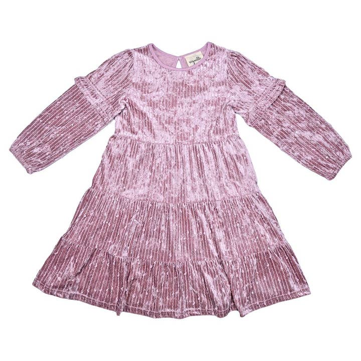 Eliana-klänning i rosensammet för wholesale av Vignette