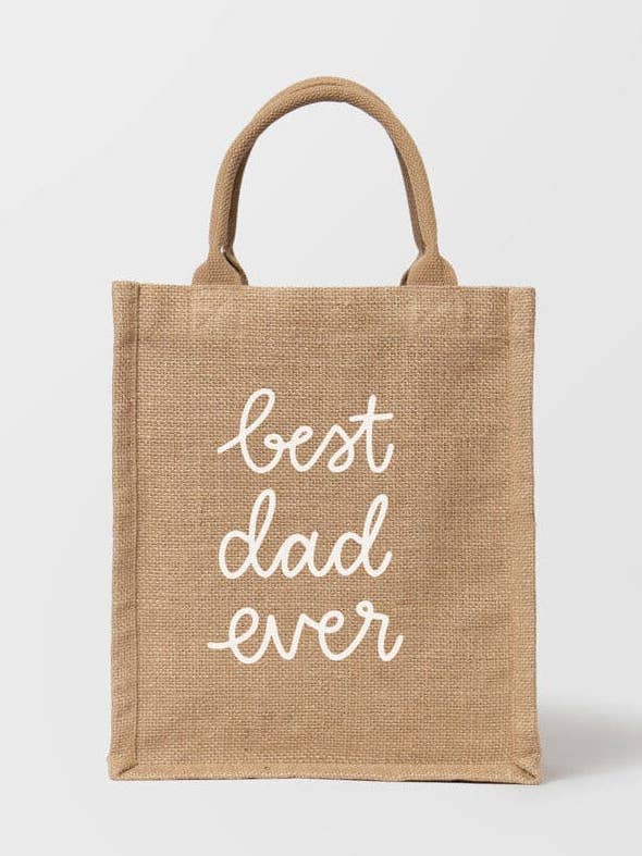 Reusable Gift Tote - Best Dad Ever (Medium) for wholesale by The Little Market