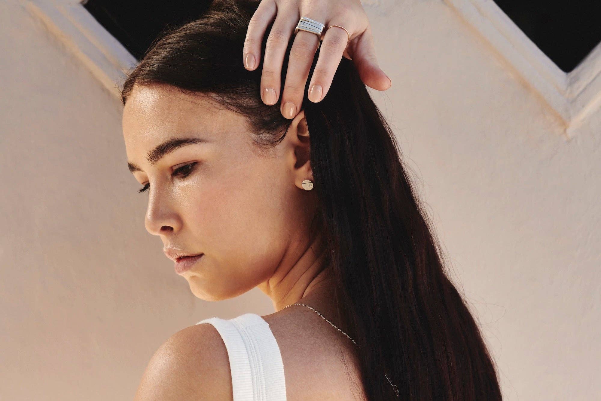 Colleen Mauer Designs - Wholesale Band/Stacked Ring - 1mm Wide Monotone Stacking Ring20