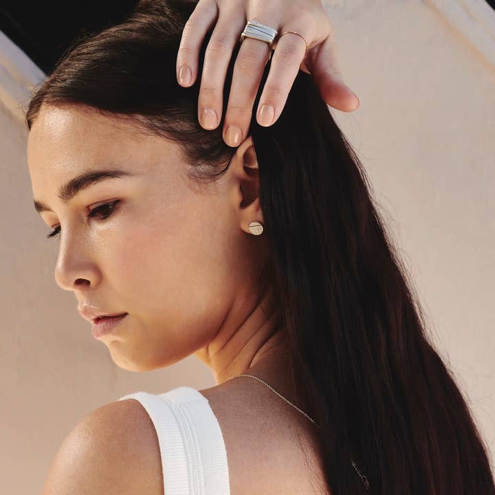 Colleen Mauer Designs - Wholesale Band/Stacked Ring - 1mm Wide Monotone Stacking Ring20