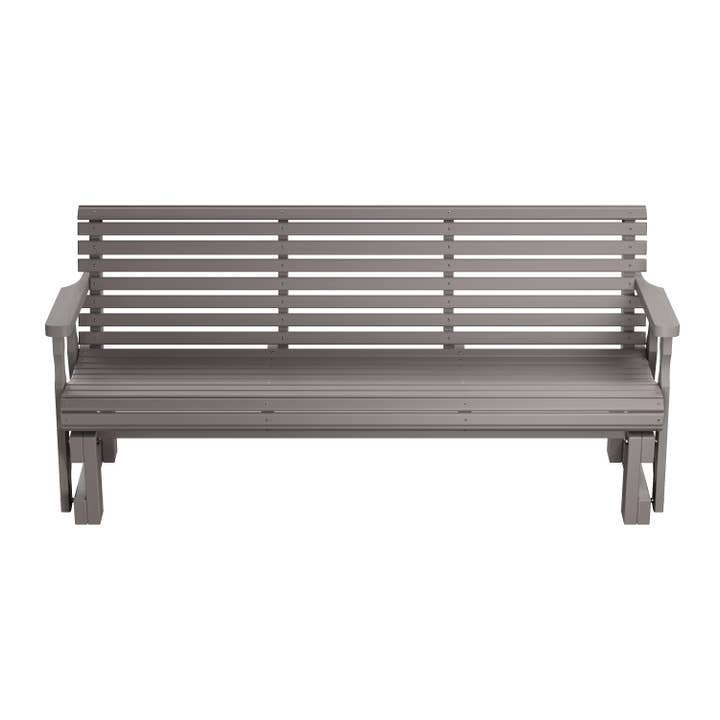 The Porch Swing Company - Wholesale Porch Swing - Amish Casual Heavy Duty Roll Back 6 Foot Treated Porch Glider