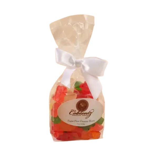 Gummy Bears Bag With Bow for wholesale by Coblentz Chocolate Company