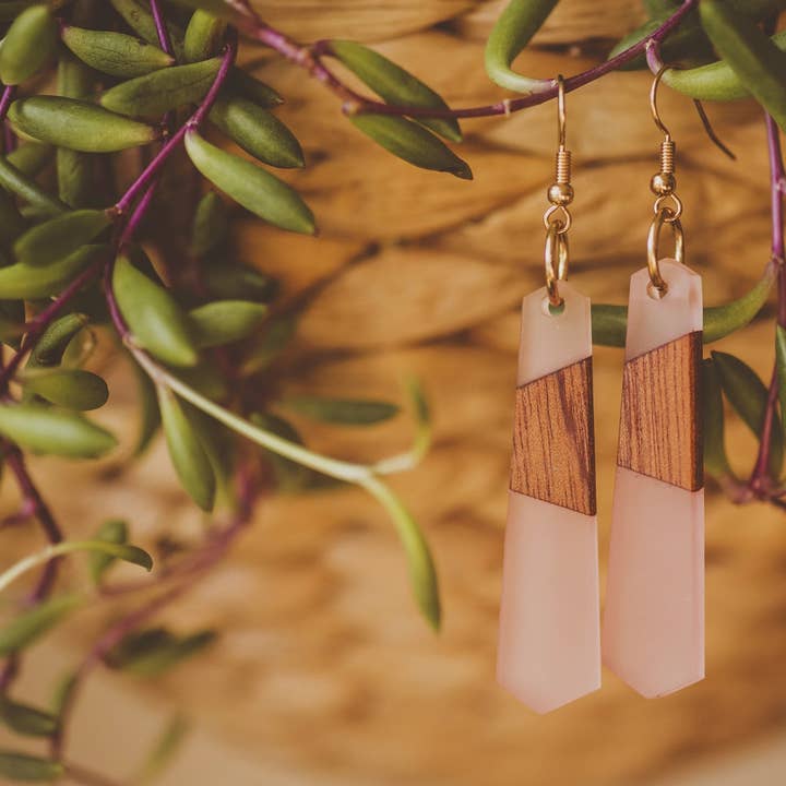 Brincos Elena por atacado de Wooden Element