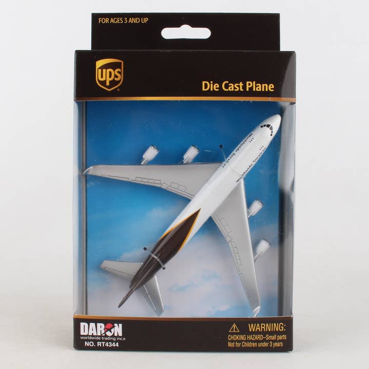 Daron Worldwide Trading - Wholesale Toy Plane - Kids - RT4344 UPS Single Plane by Daron Toys2