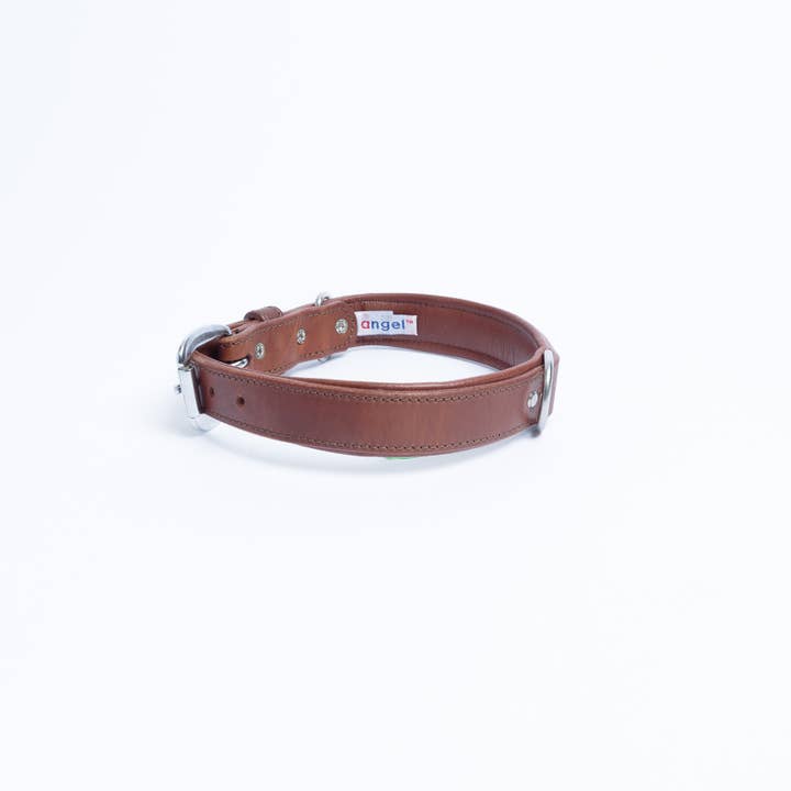 Angel Pet Supplies Inc. - Wholesale Pet Collar - Dog - Dallas Leather Dog Collar by ANGEL™ | Authentic5