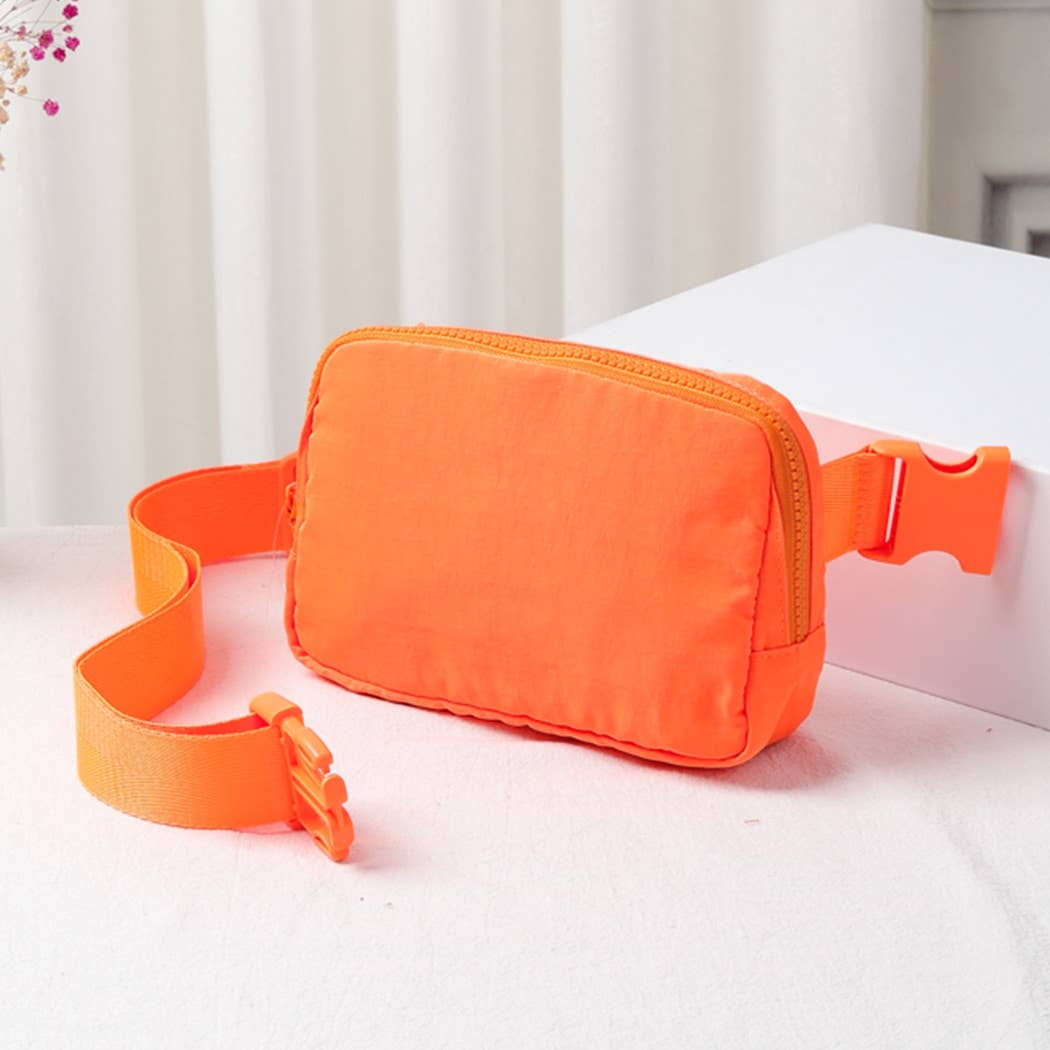 Fashion City - Wholesale Belt Bag - Women's - Water-Resistant Mini Sling Belt Bag-Light Colors10