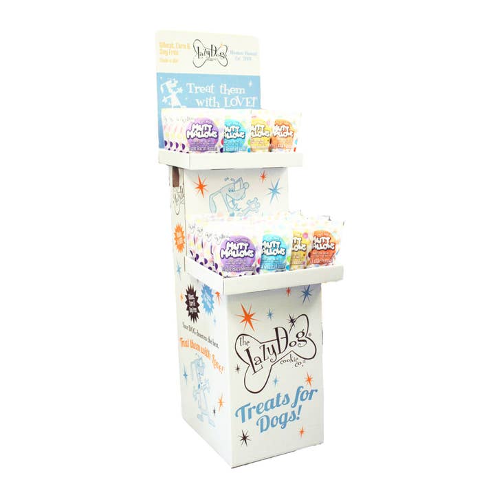 The Lazy Dog Cookie Co., Inc. - Wholesale Pet Treats - Dog - Mutt Mallows® Floor Display (40 ct)0