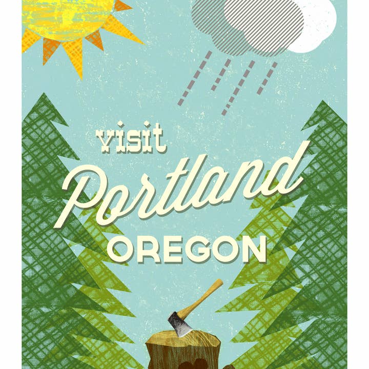 Stumptown - Impresiones artísticas para venta al por mayor de Robot Candy