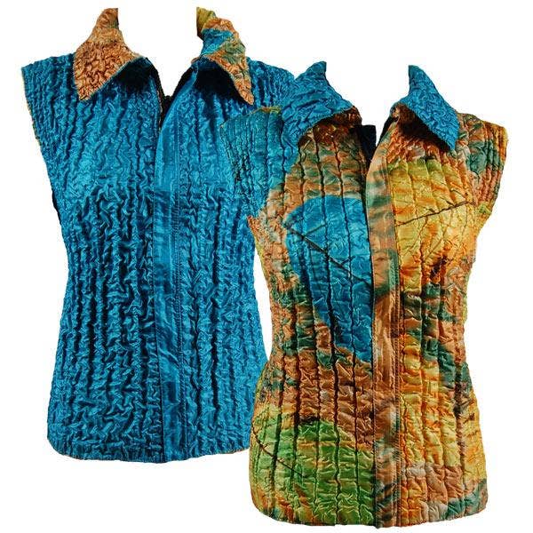 The Magic Scarf Company - Wholesale Outerwear Vest - Women's - 4537 - Quilted Reversible Vests25