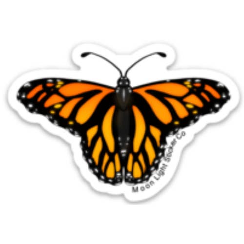 Monarch Butterfly Sticker for wholesale by Moon Light Sticker Co