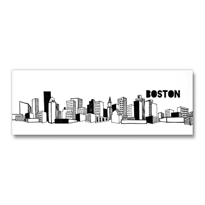 Imán de Boston Skyline para venta al por mayor de Whereabouts Shop