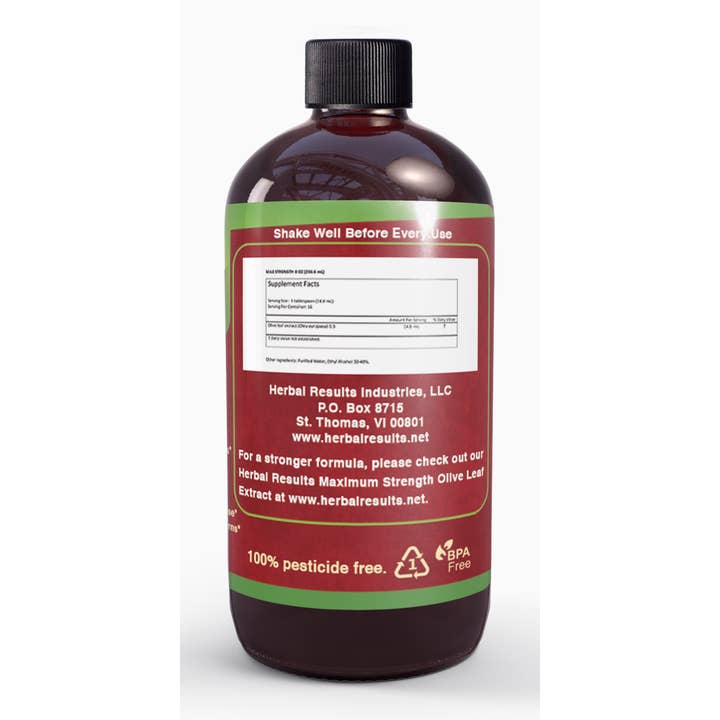 HERBAL RESULTS - Wholesale Oral Supplement/Vitamin - Herbal Results Maximum Strength Olive Leaf Extract Plus2