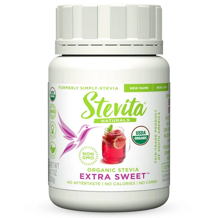 Stevita Extra Sweet Organic Stevia Jar - .07oz and other Purchase Wholesale stevia. Free Returns & Net 60 Terms on Faire trending on Faire.