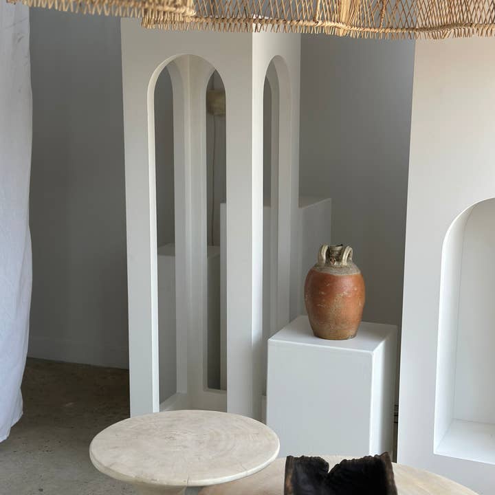 Office Objets - Wholesale Chandelier/Hanging Light - Immense rattan suspension in the shape of a flower, tulip, corolla H:1m; D:1m50125