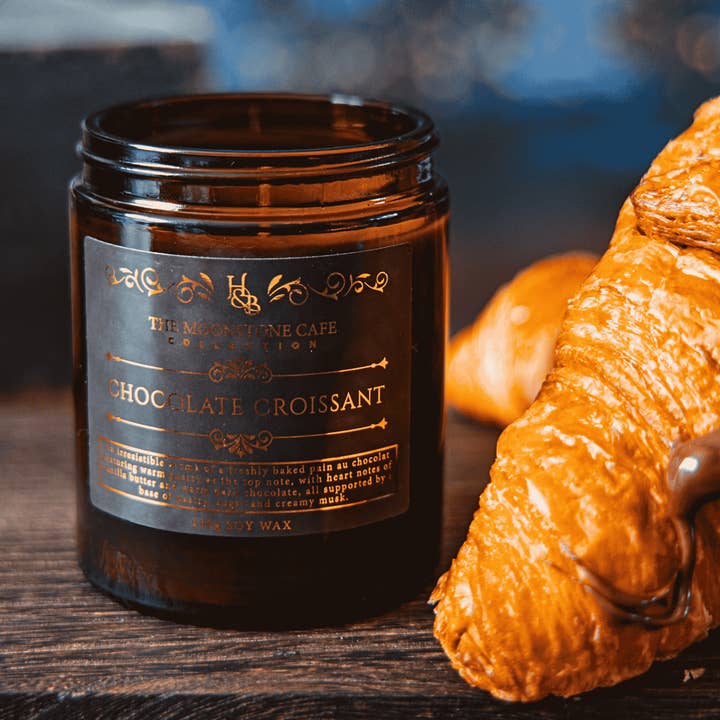 Hex & Boon – wholesale Jar/filled candle – Chocolate Croissant Scented Soy Candle 130g1