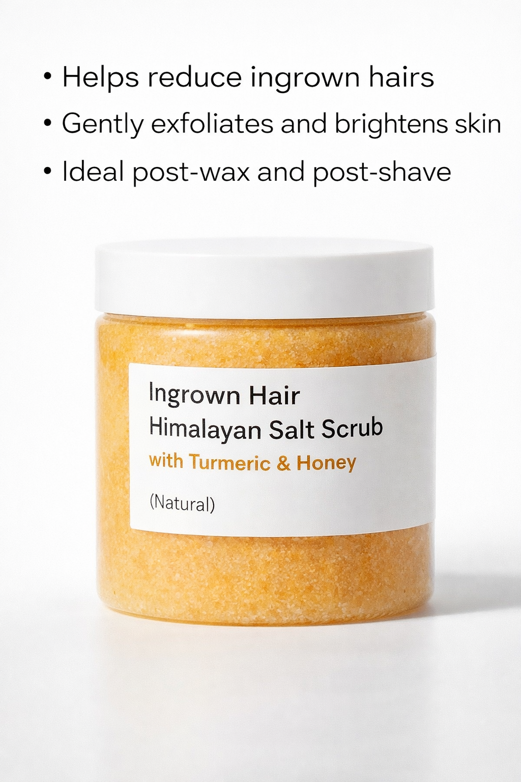 bconsciousnaturals - Wholesale Body Scrub/Exfoliant - Ingrown Hair Exfoliating Salt Scrub With Turmeric & Honey1