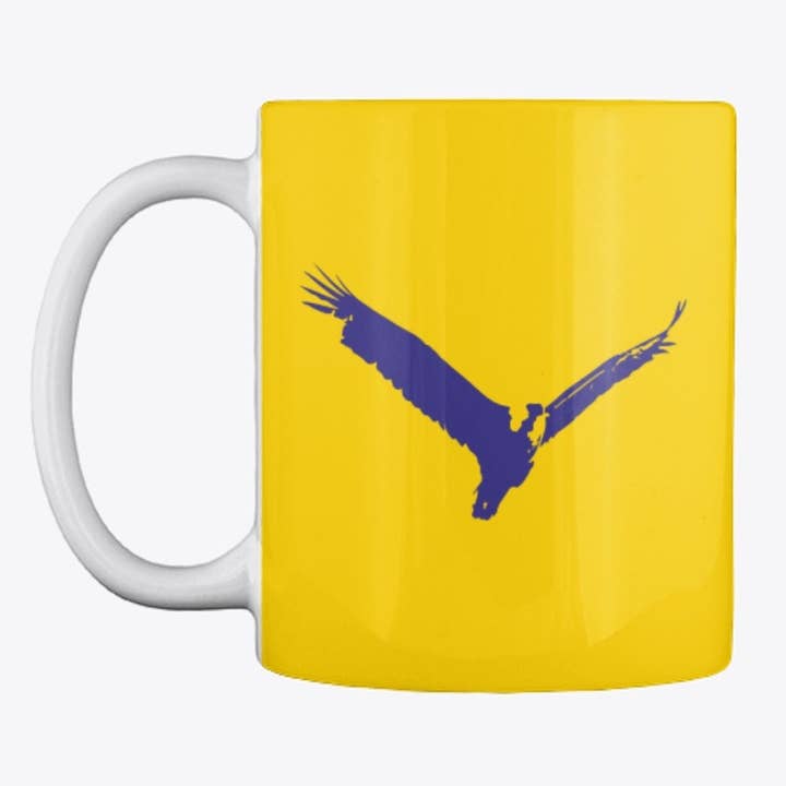 Fliegen Sie hoch, sehen Sie weise Becher Blau für den Großhandel von Fly High See Wisely Store