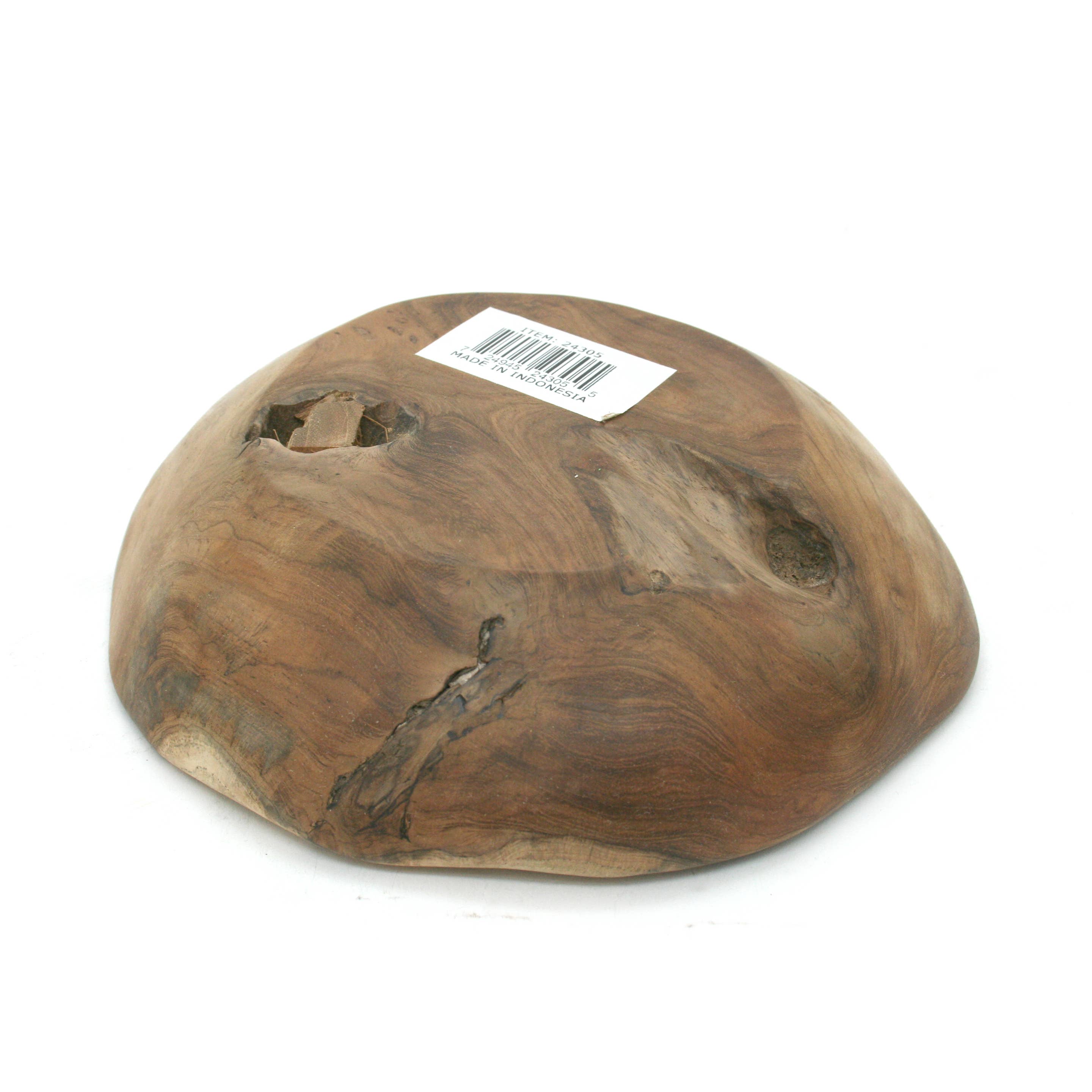 Housewares & Tabletops by Contrast Inc. - Wholesale Decorative Plate/Dish/Bowl - Teak Bowl Small2