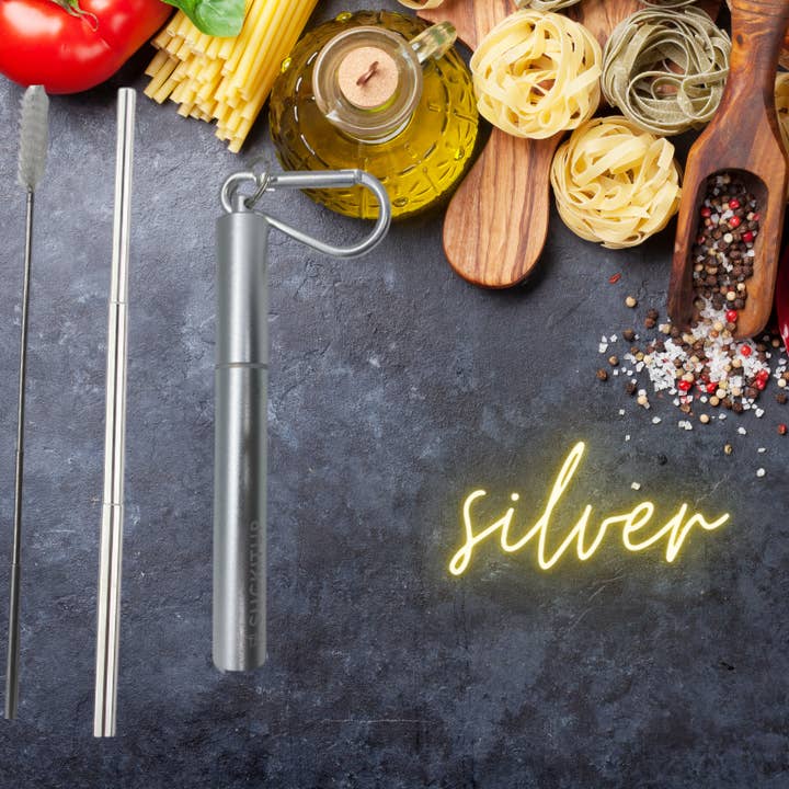 Suck It Up Straws - Wholesale Drinking straw - 3n1 Telescopic Straws with Case and Telescopic Cleaning Brush74