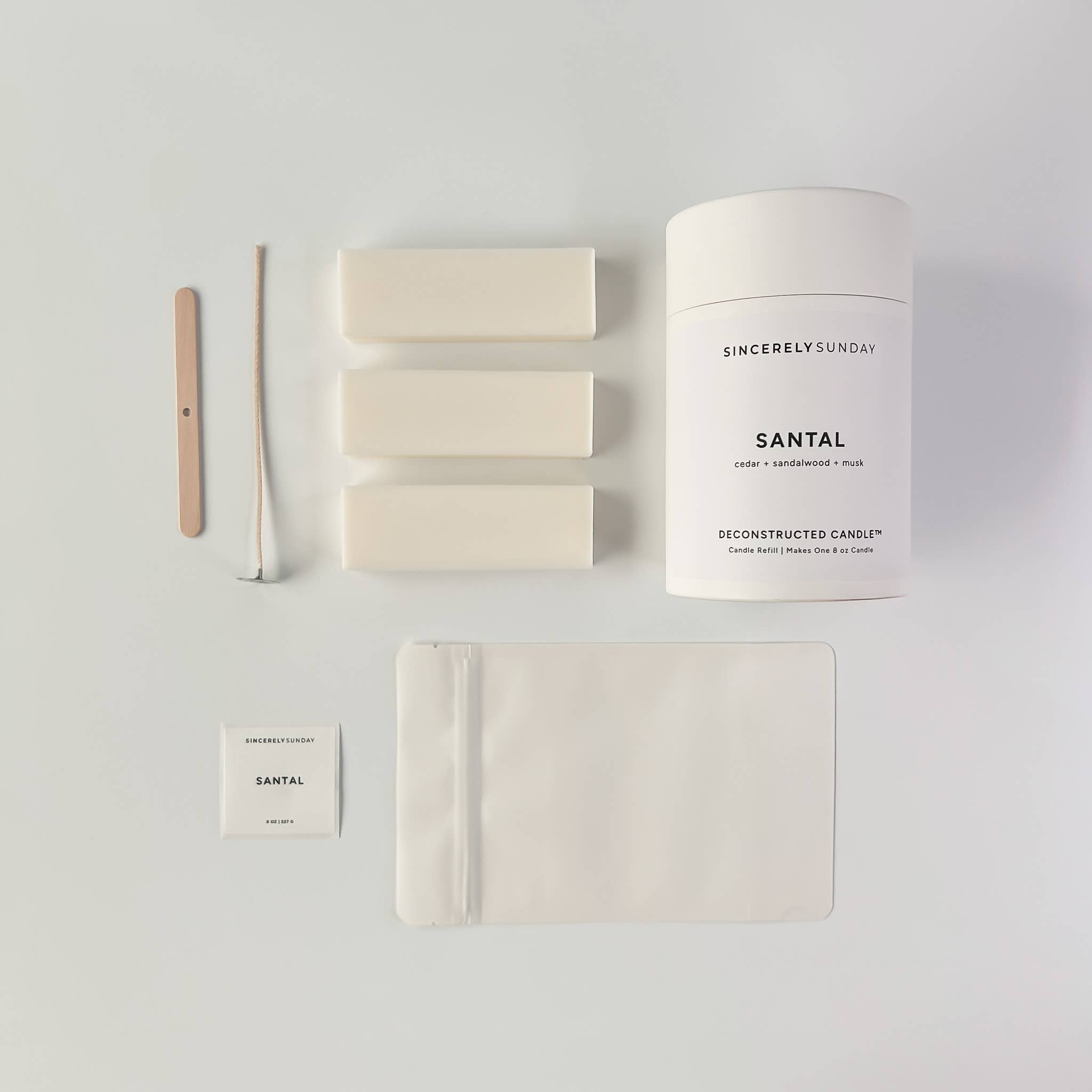 Sincerely Sunday - Wholesale Jar/Filled Candle - Santal Deconstructed Candle Refill | Le Labo4