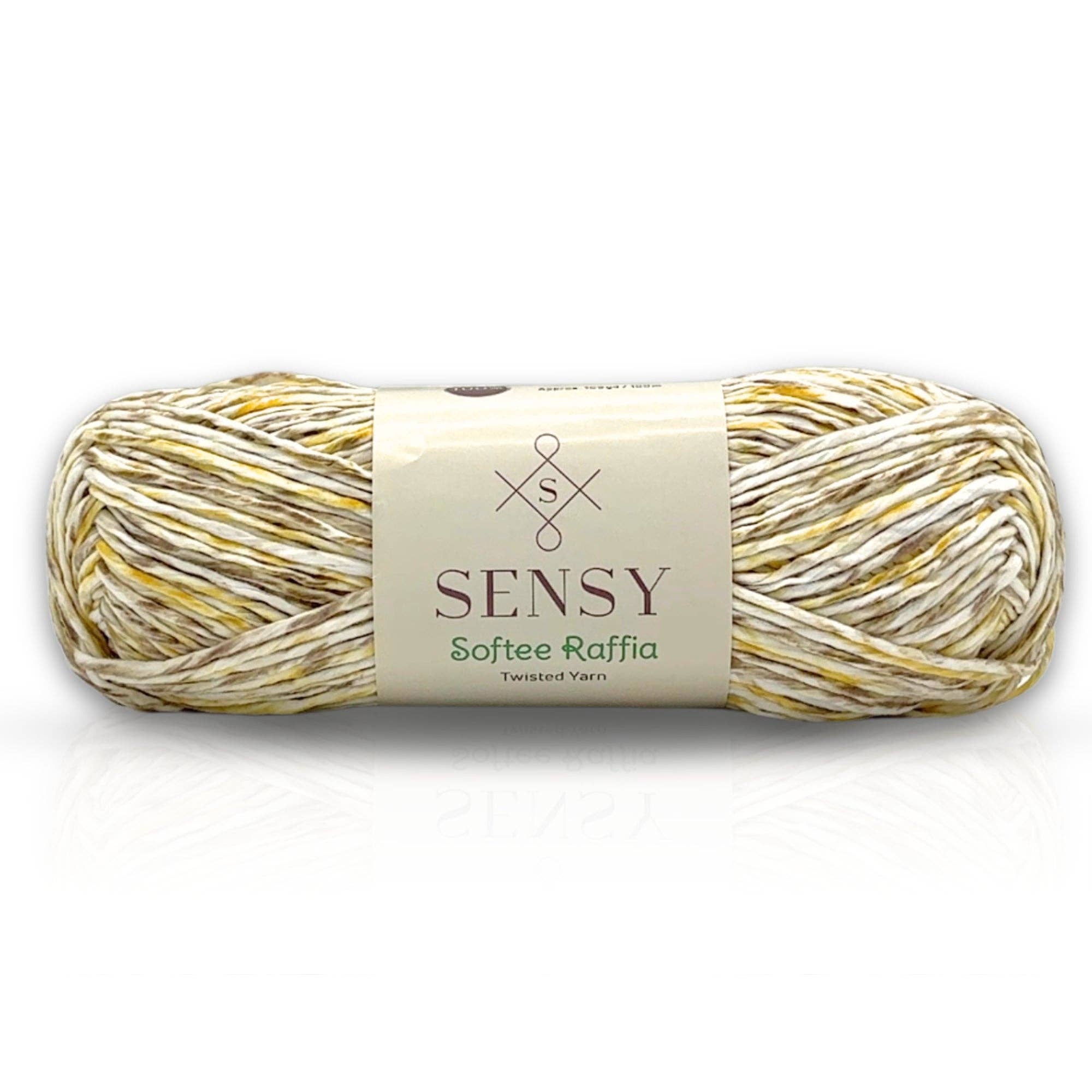 Sensy - Wholesale Yarn - Sensy Softee Raffia Twisted Yarn, 3.5 oz, 109 Yards, 100% Polyester, Gauge 4 Medium22