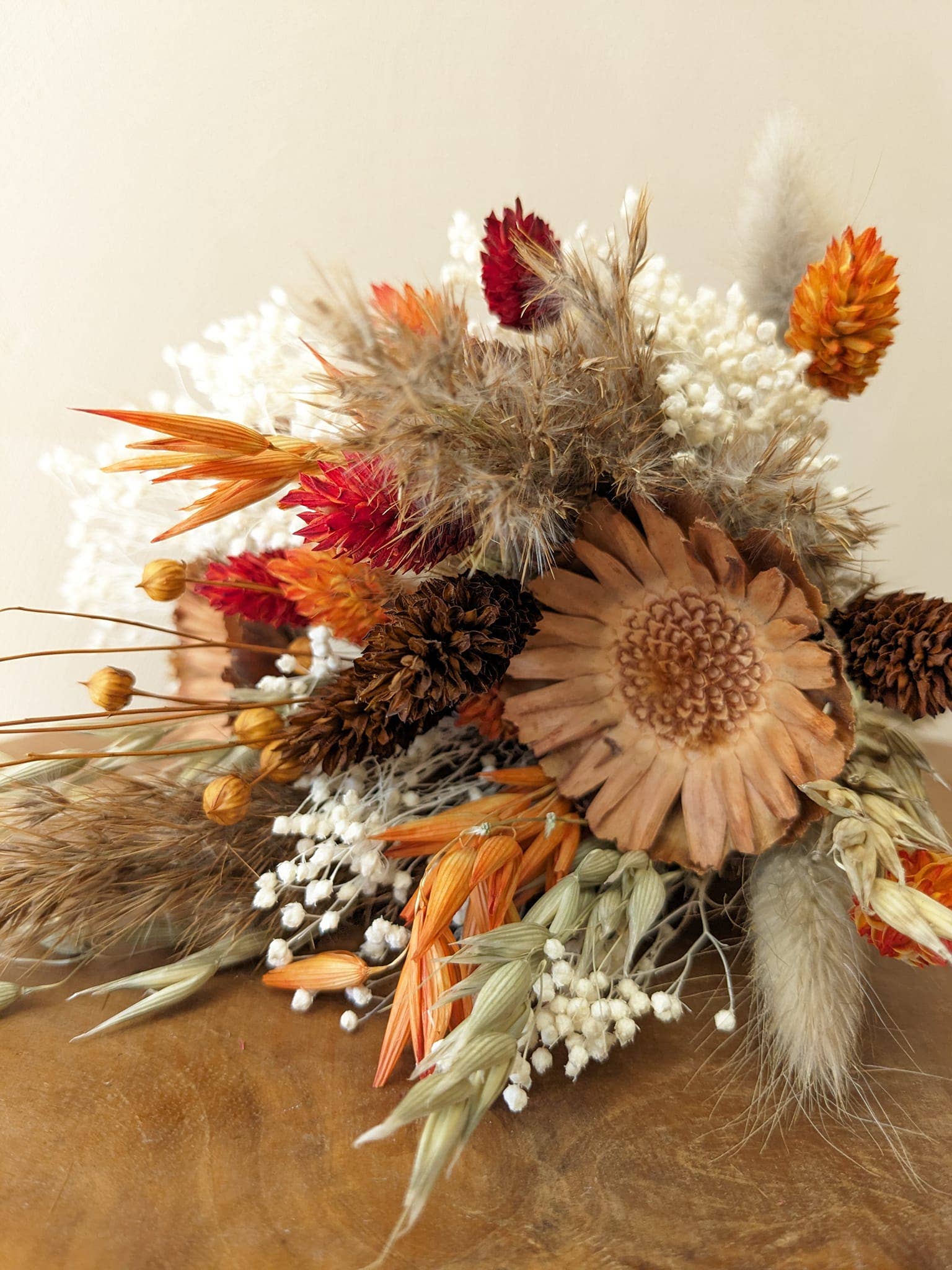 Maison Oline - Wholesale Dried/Pressed Flowers - CANNELLE | The bouquet of dried flowers in warm colors3
