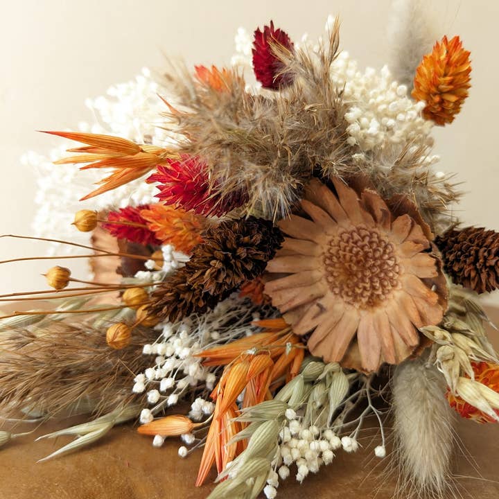 Maison Oline - Wholesale Dried/Pressed Flowers - CANNELLE | The bouquet of dried flowers in warm colors3