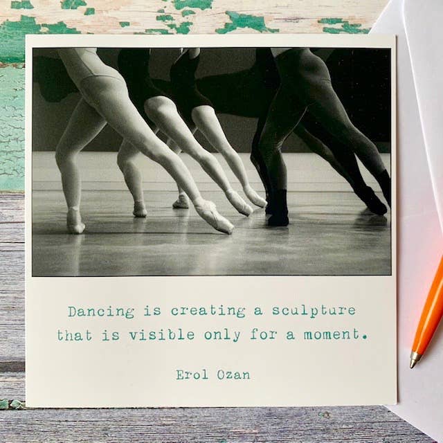 Sculpture Dance Greeting Card for wholesale by Fieldnote