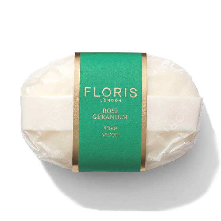 Rose Geranium Floral Luxury Bar Soap for wholesale by Floris London