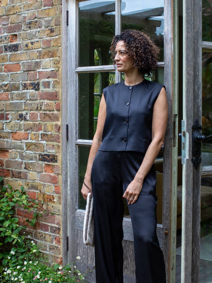 Sally Colete | Preto por atacado de CHALK