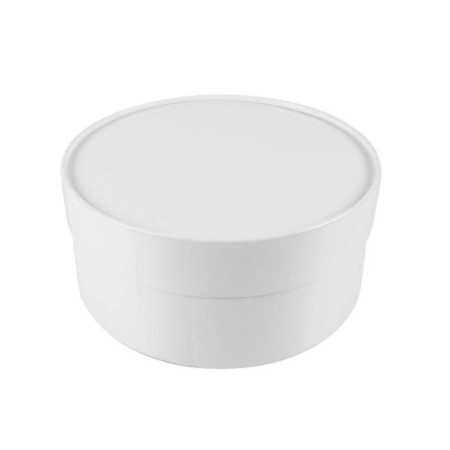 White Confetti Box - Wholesale Gift Box - White or Black Round Gift Box- Keepsake Gift Box4