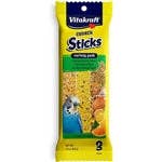 Petdropshipper - Wholesale Pet Treats - Dog - Vitakraft Crunch Sticks Variety Orange, Egg & Banana Flavor Parakeet Treat 1ea/2.4 oz, 3 ct