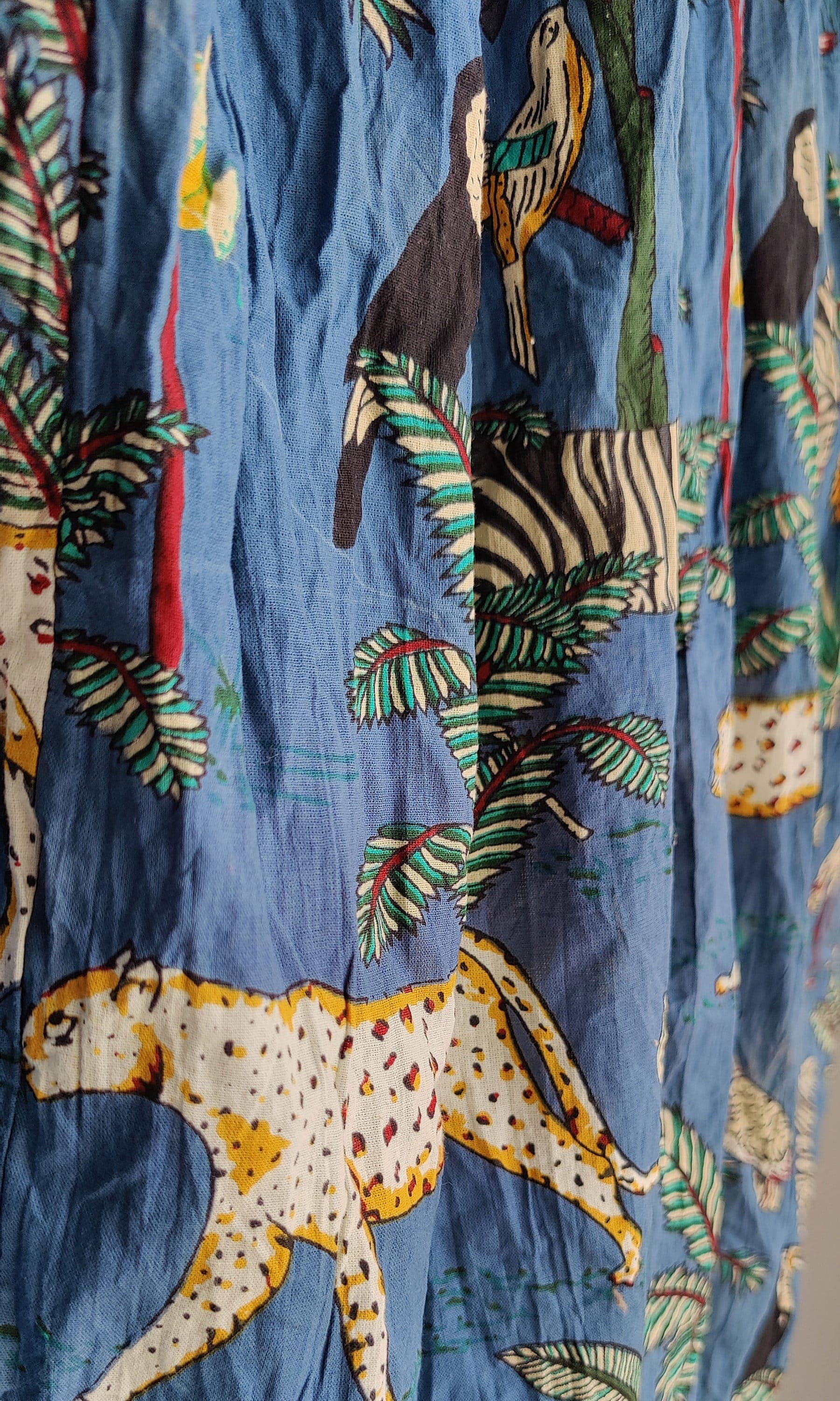 Bhawana Handicrafts - Wholesale Skirt - Women's - Indian Cotton Block Print Handmade Bohemian Floral Skirt4