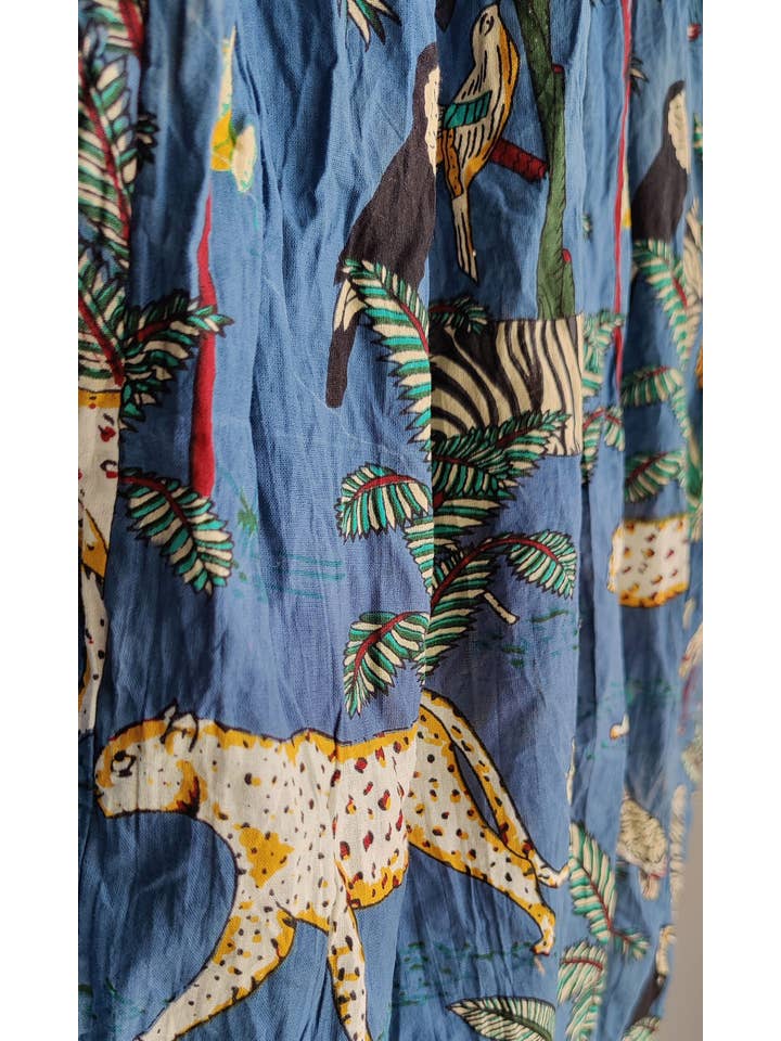 Bhawana Handicrafts - Wholesale Skirt - Women's - Indian Cotton Block Print Handmade Bohemian Floral Skirt4