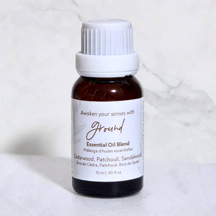Miscela di Oli Essenziali Ground - 15ml per la vendita all'ingrosso da parte di Cedar & Earth Co.