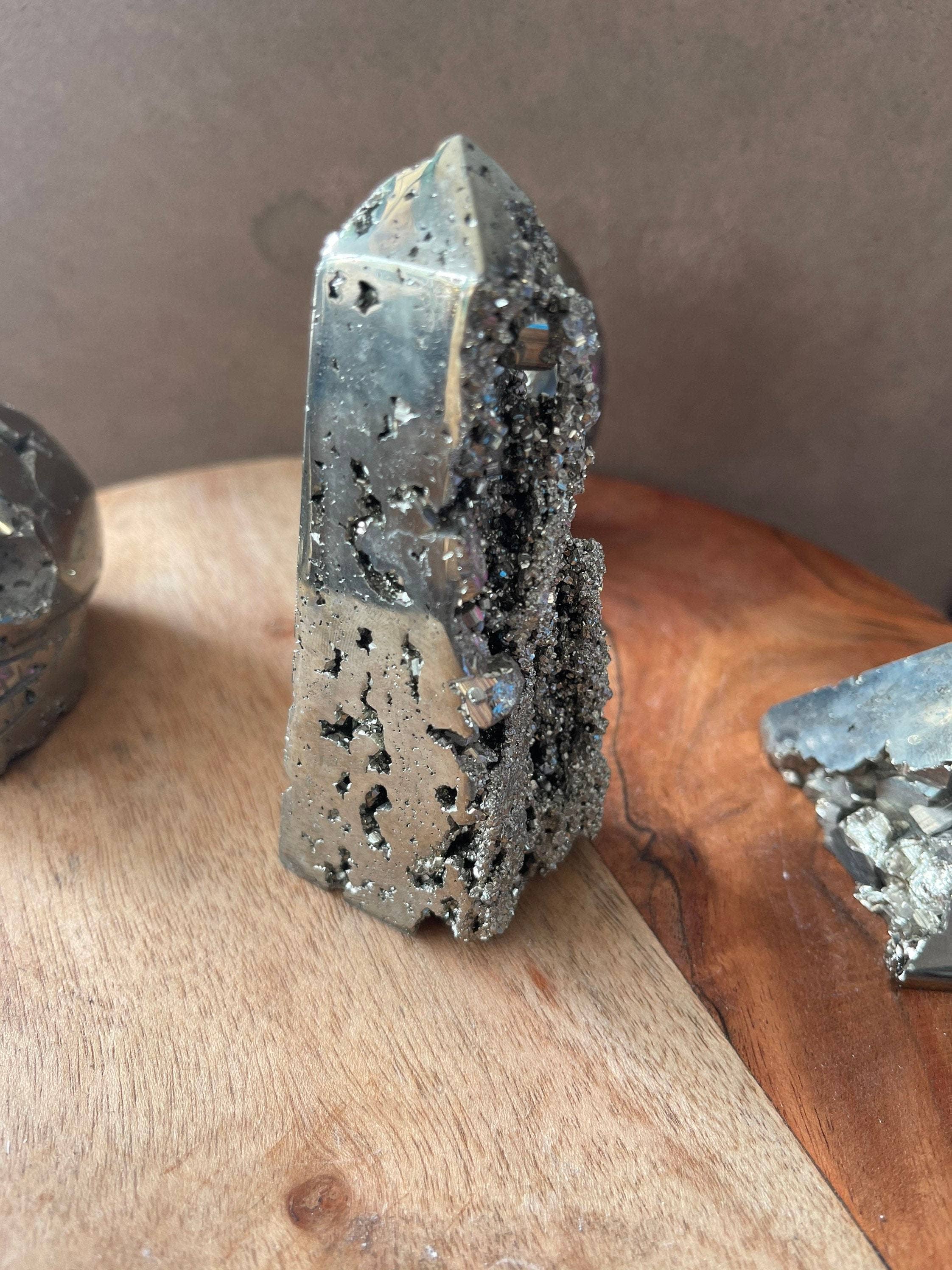 CaNatureLover - Wholesale Spiritual Stone/Crystal - Pyrite Stone from Peru: Skull, Egg, Sphere, Obelisk, Pyramid9
