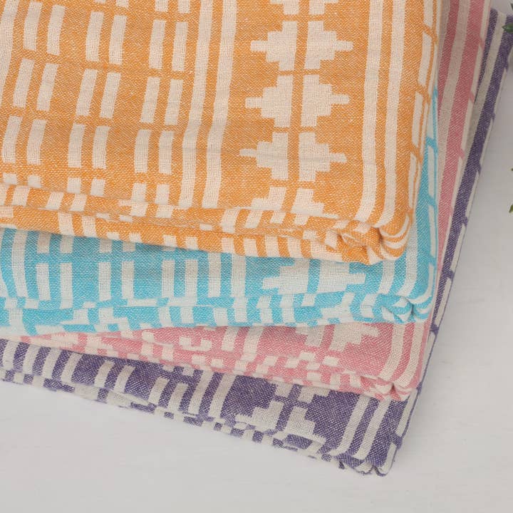 Pastel Turkish Beach Towels – Organic Cotton Set for wholesale by HERLOOM TOWELS