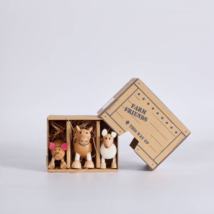 Barnfields Mini Bundle – 3 Farm Toys in Gift Crate
 and other Purchase Wholesale wooden crates. Free Returns & Net 60 Terms on Faire trending on Faire.