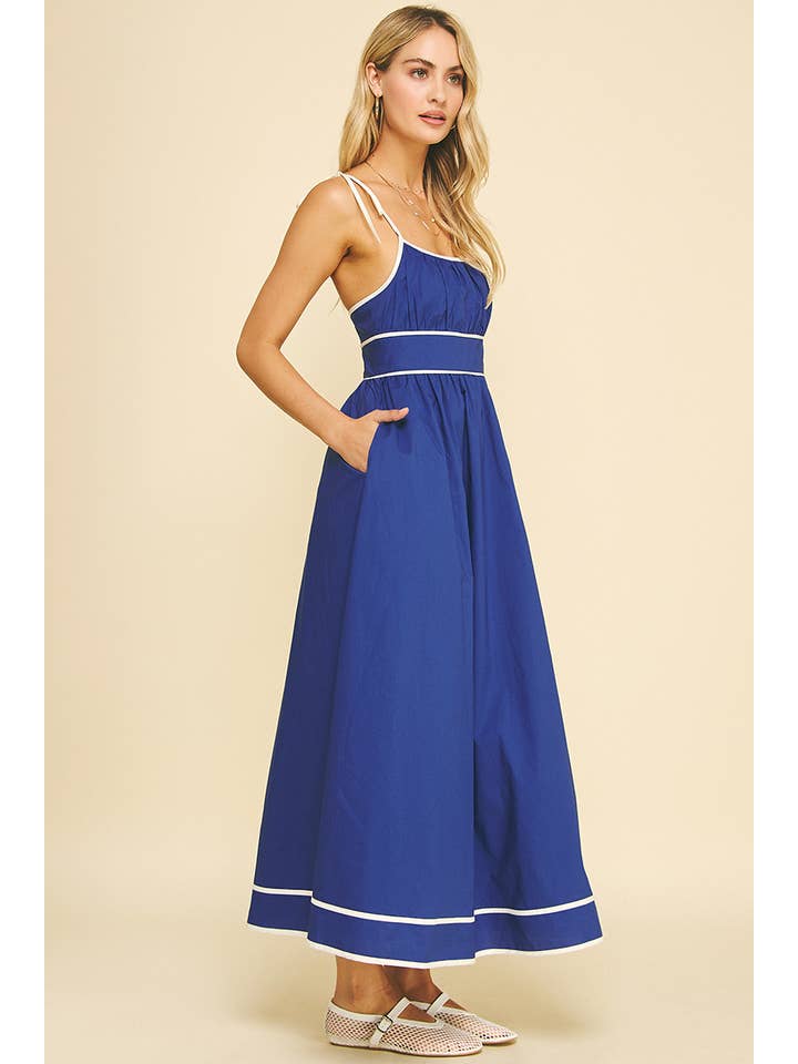 PINCH - Wholesale Dress - Women's - CONTRAST STRAP MAXI DRESS - 5828D14