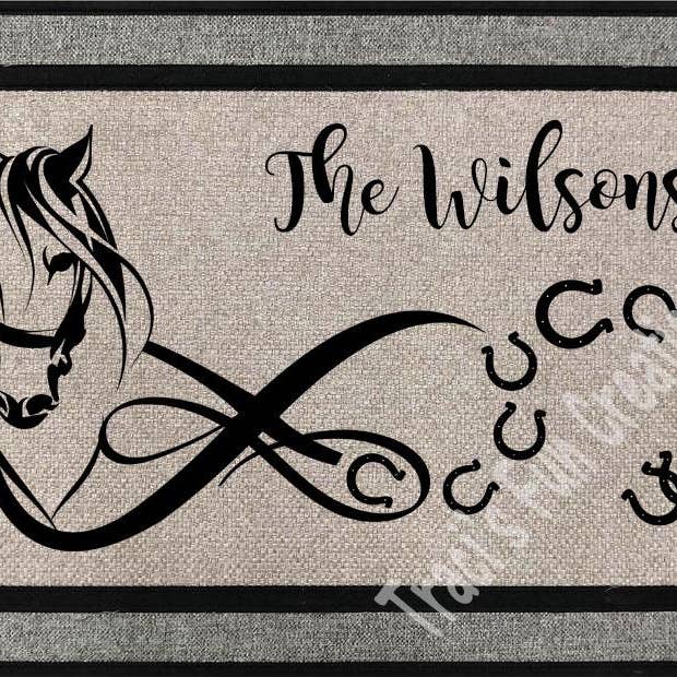 Horse Door Mat for wholesale by Traci's Fun Creations
