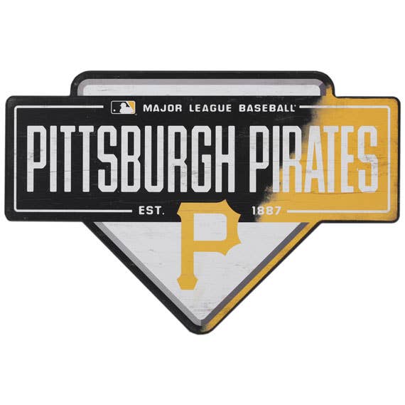 Open Road Brands, LLC - Wholesale Sign - Pittsburgh Pirates Base Wall Decor0
